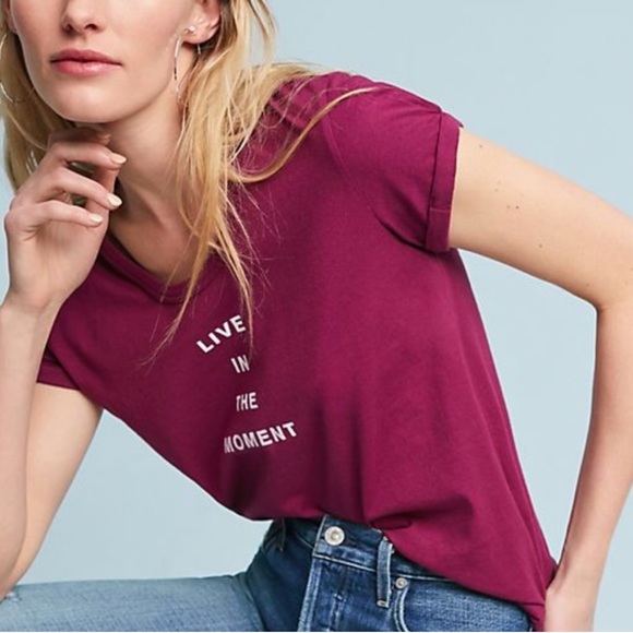 T.La Tops - NWT Anthro T.La | Cotton T-Shirt